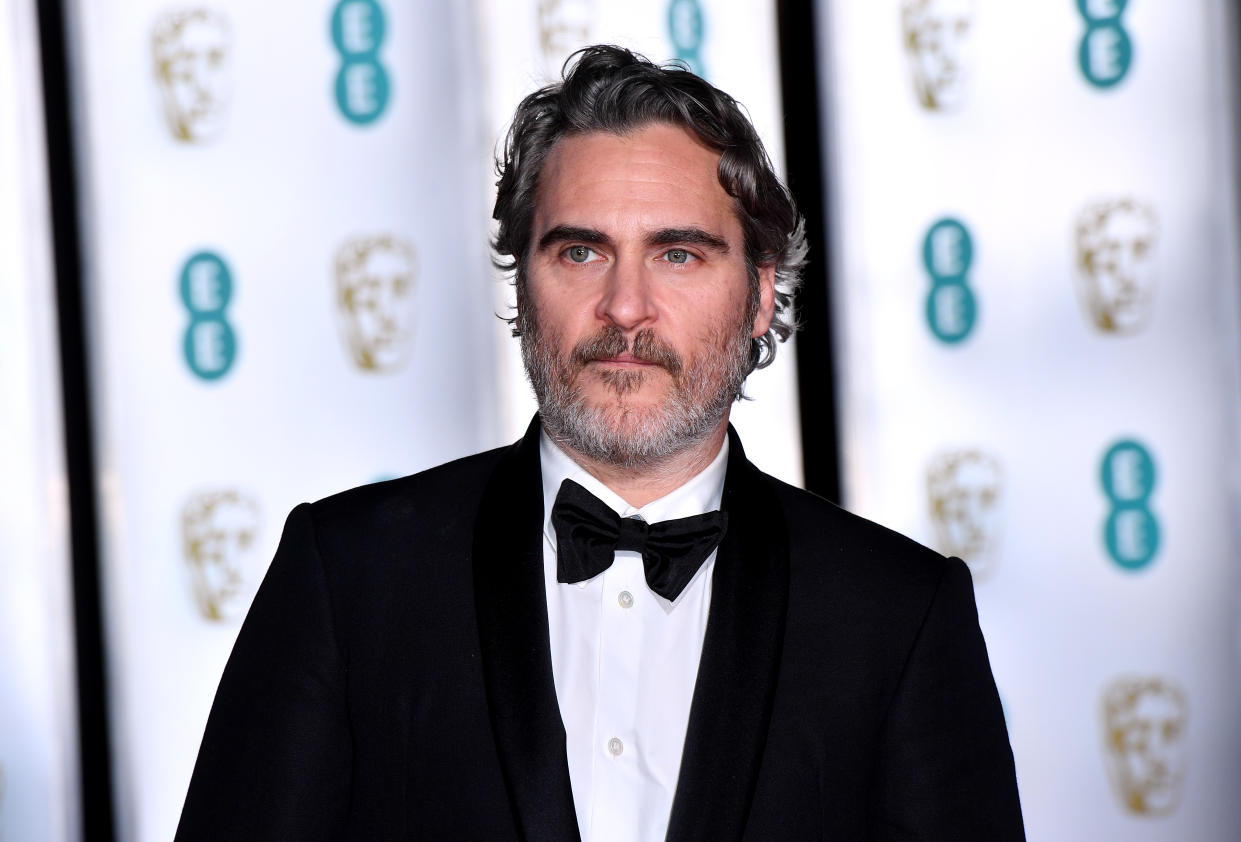 Joaquin Phoenix called out "systemic racism" during his BAFTAs speech.. (Photo: Matt Crossick/PA Images via Getty Images)