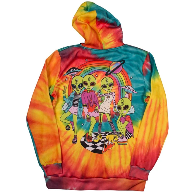 <p><strong>Teen Hearts Space Babes Hoodie, $56, <a href="https://shop-links.co/1723292054787371540" rel="nofollow noopener" target="_blank" data-ylk="slk:available here;elm:context_link;itc:0;sec:content-canvas" class="link ">available here</a>: </strong>"I have been living in my Teen Hearts hoodie since it started getting cold out and honestly 99% of the reason I want another one is because I don't know how to survive without it when it's at the laundromat. Also, I desperately want to be a part of this alien babes crew, but one of these things is more attainable than the other."</p>