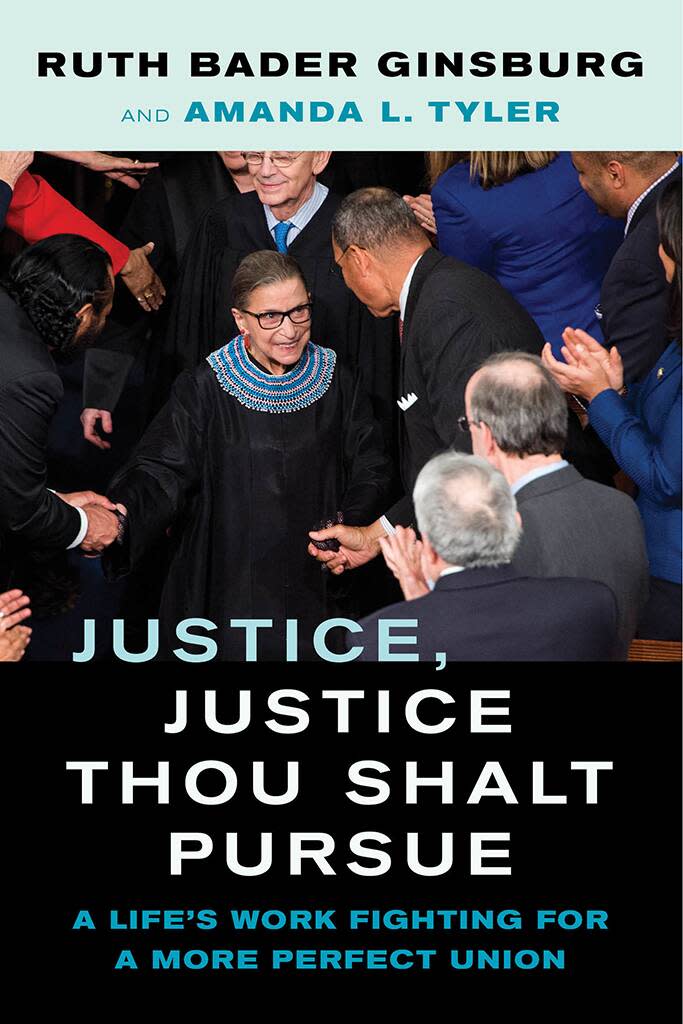 Ruth Bader Ginsburg, Amanda L. Tyler, Justice Justice Thou Shalt Pursue, book cover