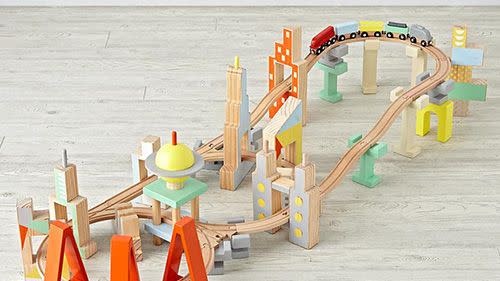 Wooden Train Tracks