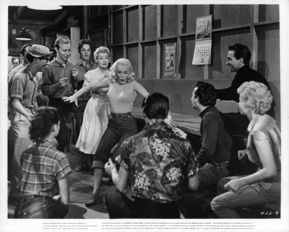 Mamie Van Doren in ‘Untamed Youth’, 1957. (Credit: Warner Brothers/Getty Images)