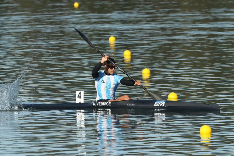 Agustín Vernice es favorito a quedarse con la medalla de oro en K1 1000 metros de Santiago 2023