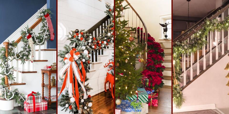 How to Totally Transform Your Staircase for Christmas