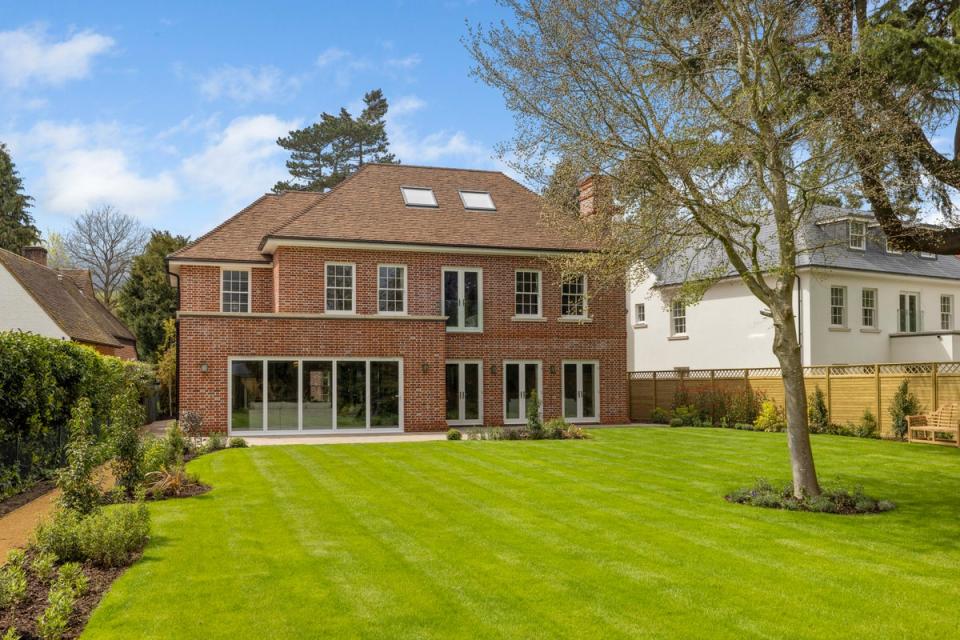 Prices start at £3.25m at The Woodlands Collection in West Byfleet (SkyShot Global Ltd)