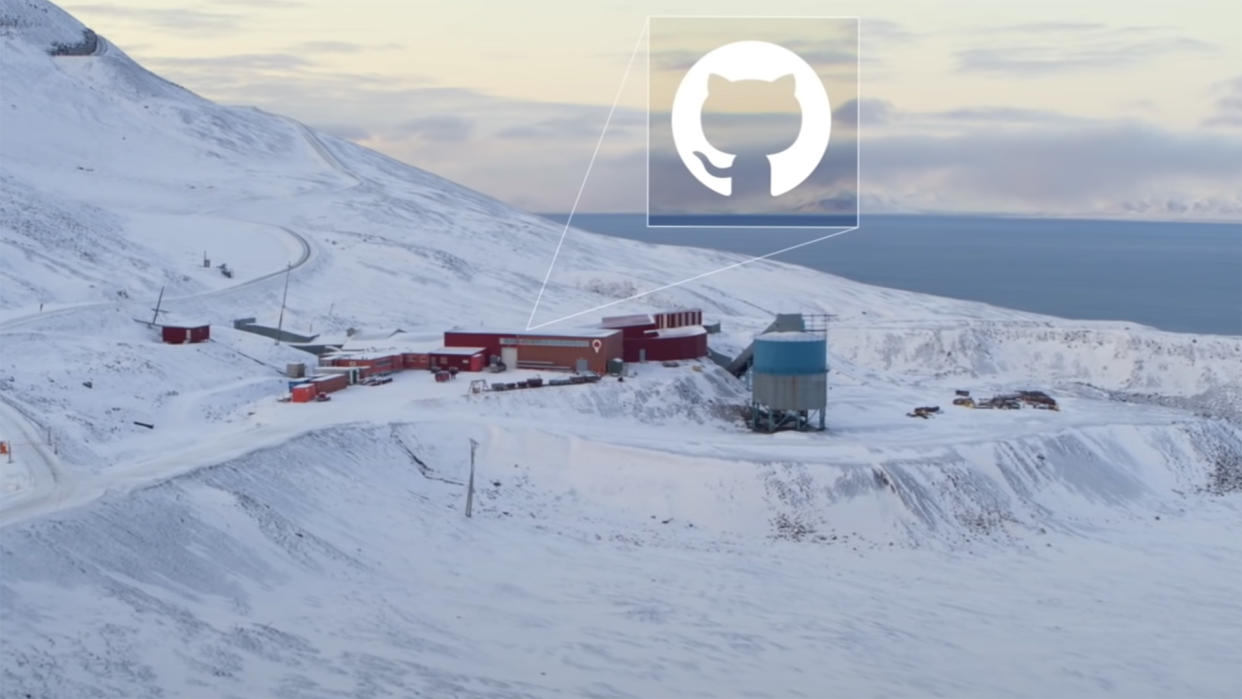  GitHub's Svalbard code vault facility. 