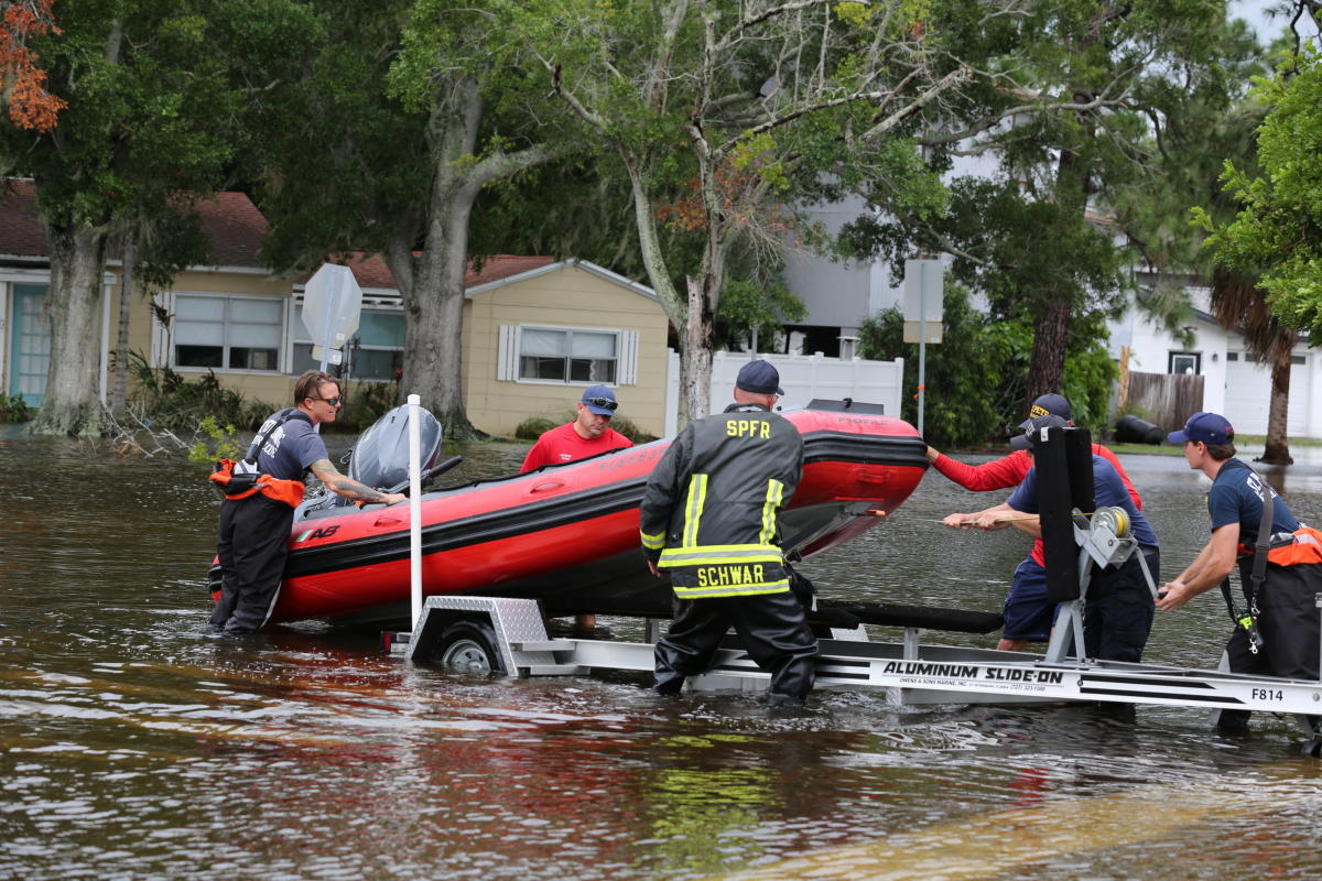 Hillsborough County firefighters help rural Big Bend communities impacted  by Hurricane Idalia