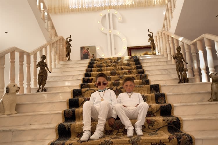 <div class="caption-credit"> Photo by: Ivan Kashinsky</div>Ivan Kashinsky of the United States took this picture of 6-year-old twins Gelu and Edi Petrache in a mansion on Buzescu, a small town in Romani. <br> <br>