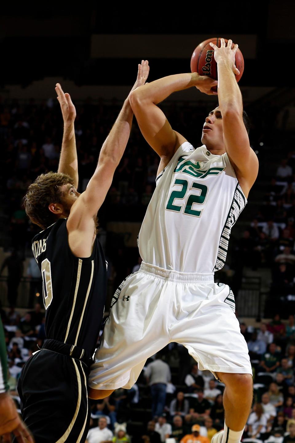 During 2011-12 college basketball season, Shaun Noriega was a shooting specialist on the University of South Florida team that earned a bid to the NCAA Tournament.