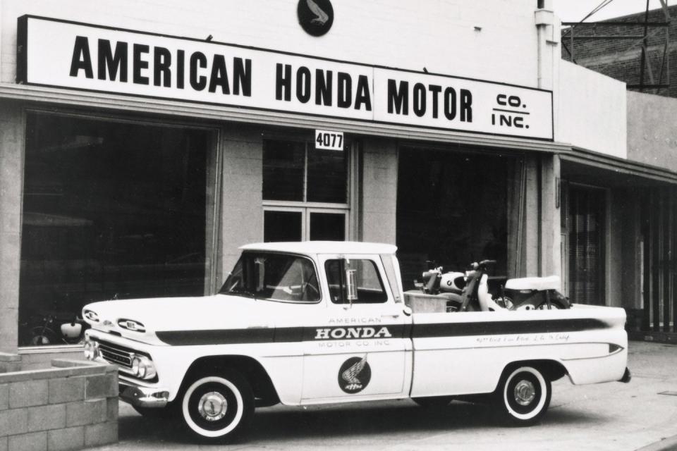 American Honda Chevrolet Delivery Truck