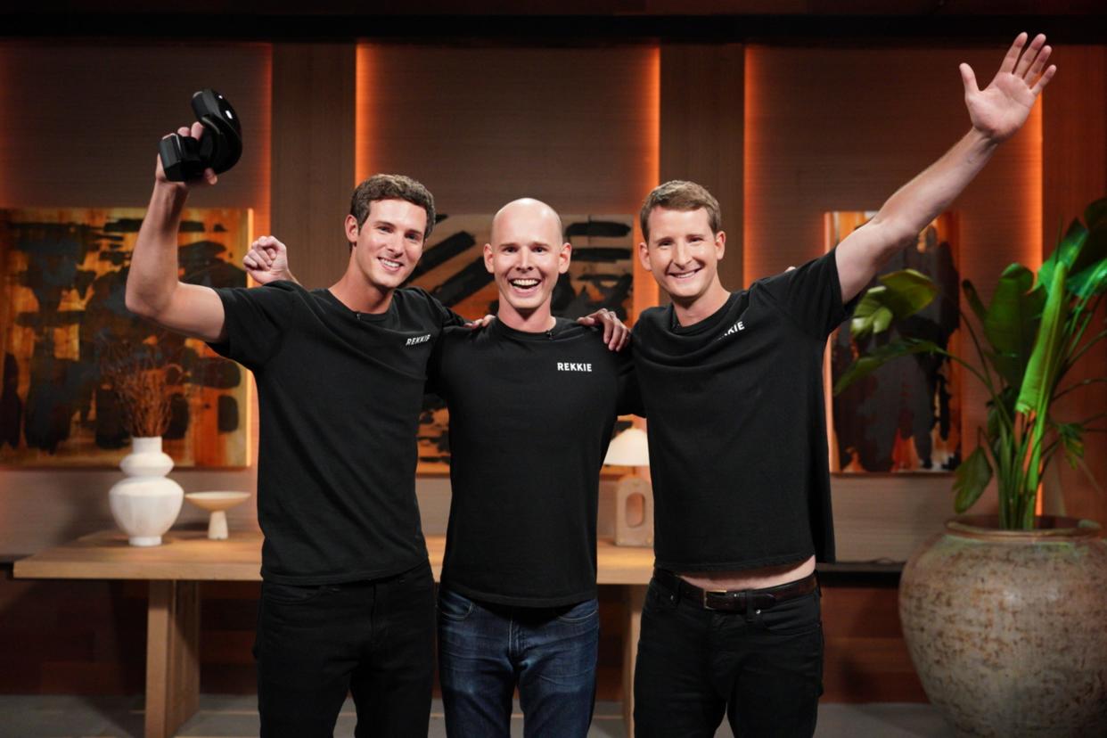 Fletcher, Henry and David Pease competed in Friday's episode of 'Shark Tank.' The trio received praise for their smart snow goggles, which they marketed through their brand, Rekkie.