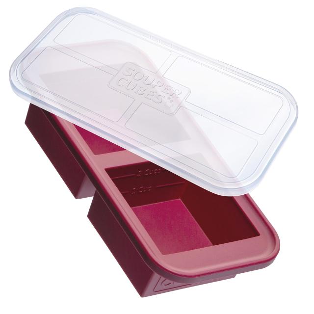  Souper Cubes 2 Tbsp Silicone Freezer Tray With Lid