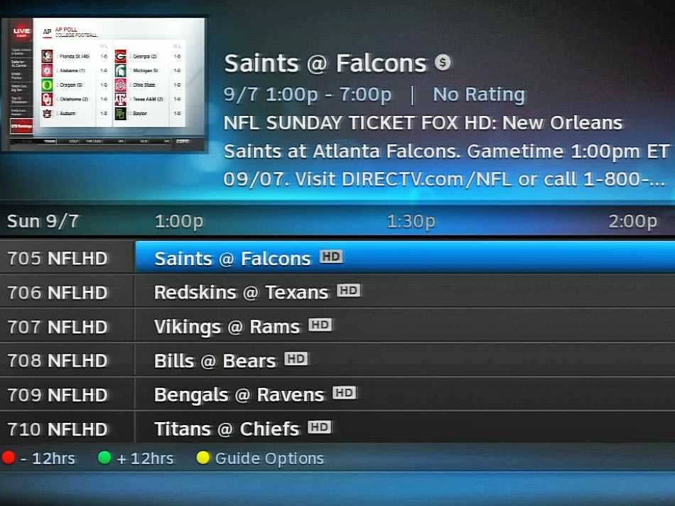 nfl sunday ticket