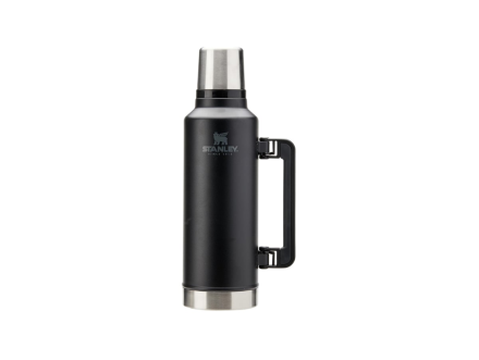 Stanley Classic Thermos Leak Proof Insulated Vacuum Bottle 1.1 qt - Matte  Black 