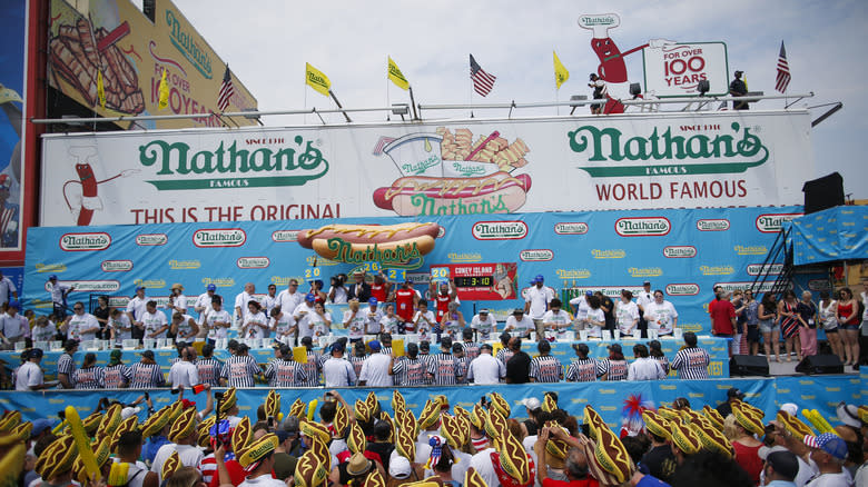 Contestants, Nathan's hot dog contest