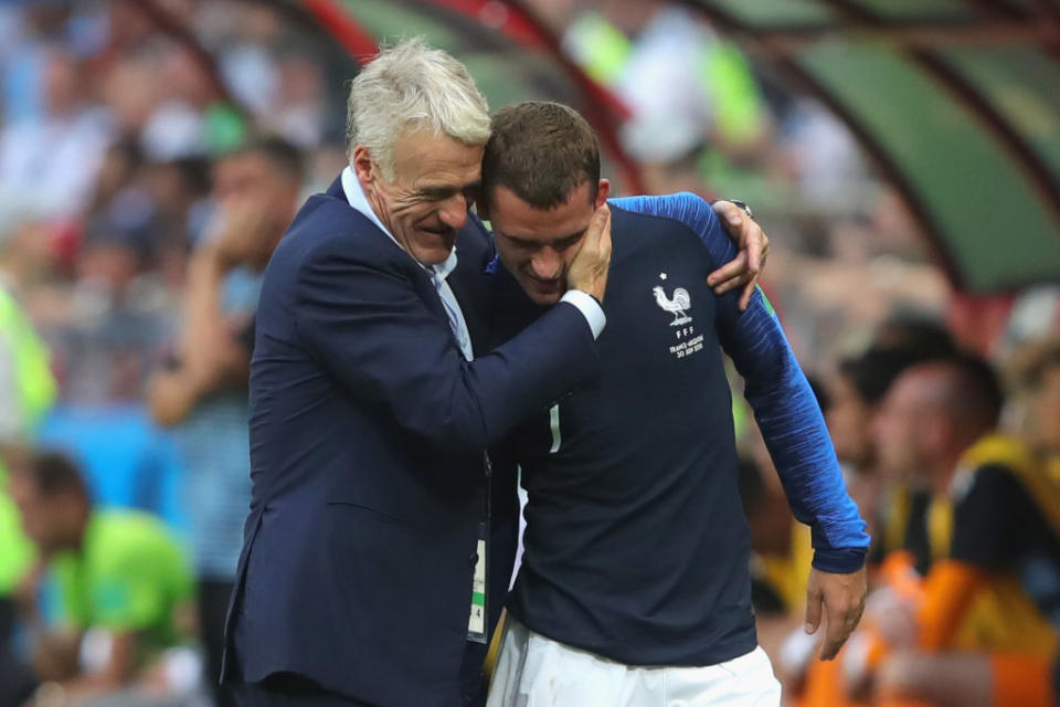 De la Coupe du Monde 2018, on retient bien sûr la victoire finale des Bleus mais également un match en particulier : celui des huitièmes de finale contre l'Argentine. Ce jour-là, l'équipe de France l'emporte 4-3 au terme d'une rencontre spectaculaire. Notamment grâce à un but de Benjamin Pavard, un joueur à qui Didier Deschamps a su faire confiance au poste de latéral droit, lui qui était défenseur central en club. (crédit Getty)