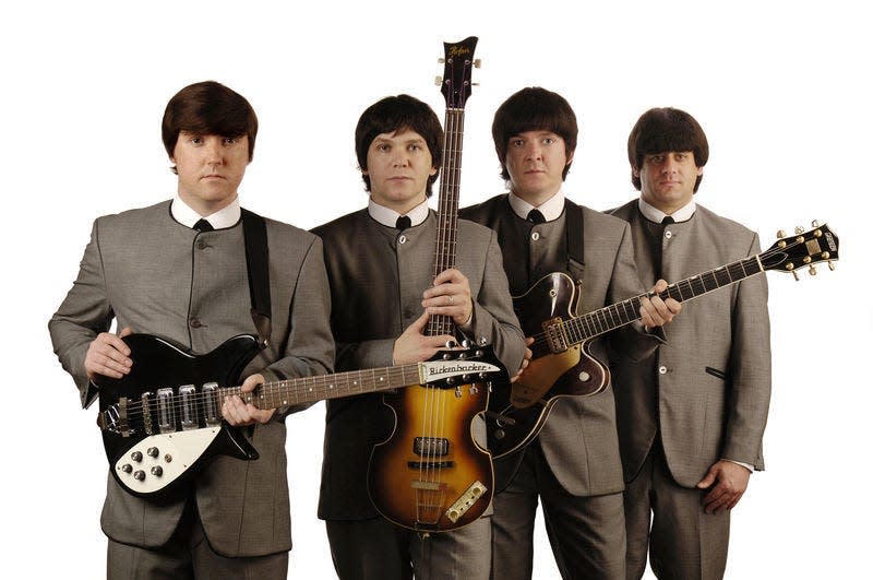 Tribute act The Mersey Beatles play Aronoff Center for the Arts on Wednesday.