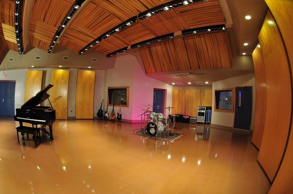 Studio A, designed by famed architect and acoustician John Storyk, at Ken-Del Studios near Newport.