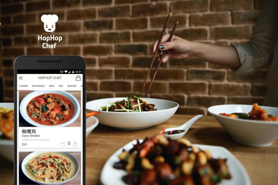 HopHop Chef app in the private dining scene of Singapore