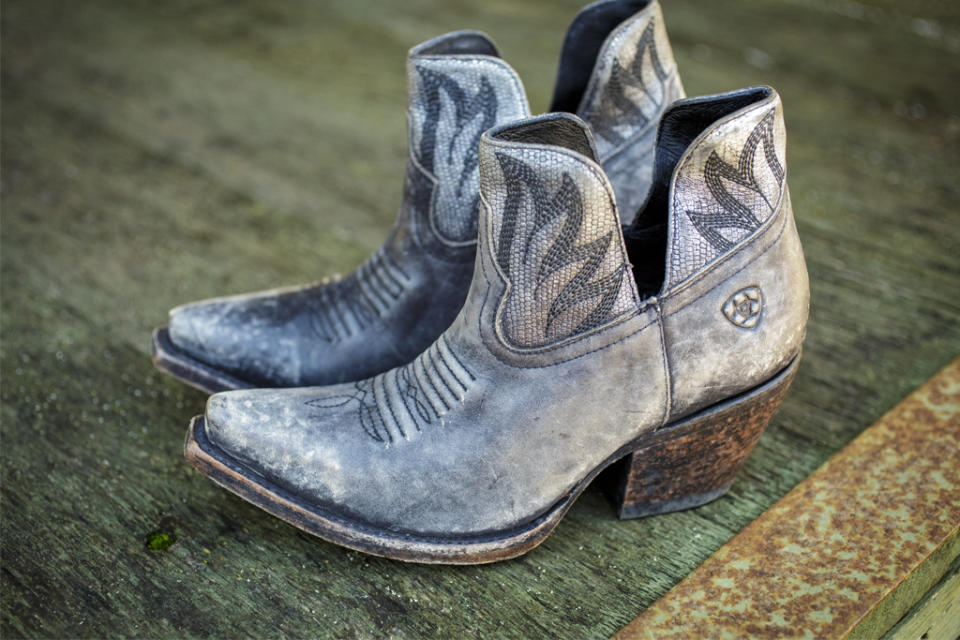 Ariat is encouraging customers to rehome their boots through its resale platform. - Credit: Courtesy of Ariat
