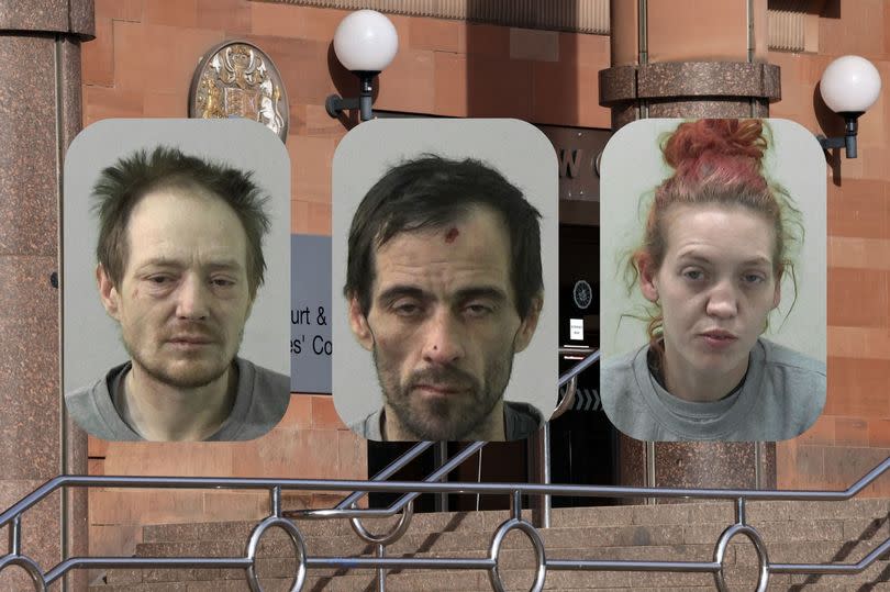 David Ure, Wayne Bellerby and Shannon Tait have been jailed