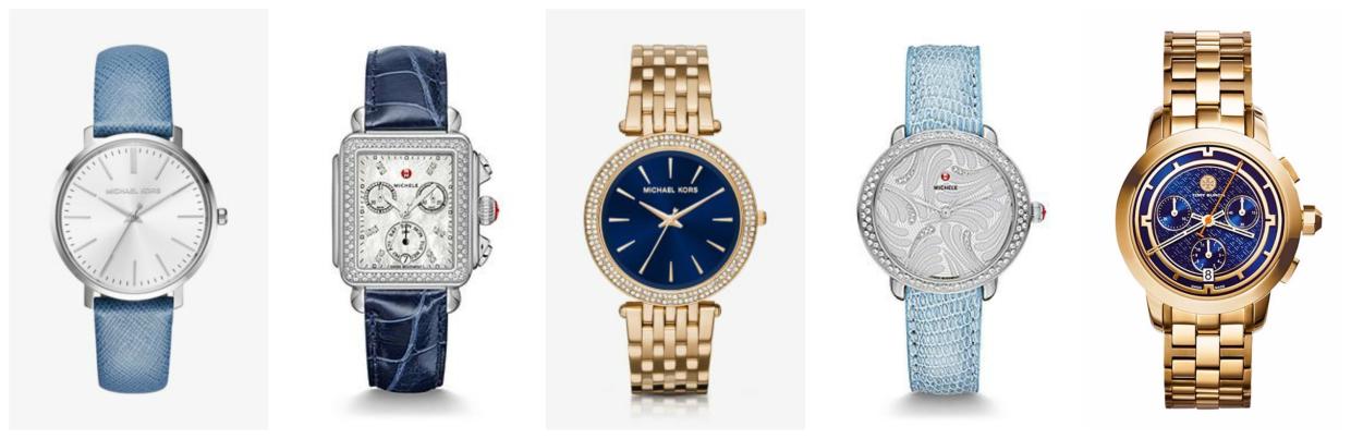 blue watch trend in fashion