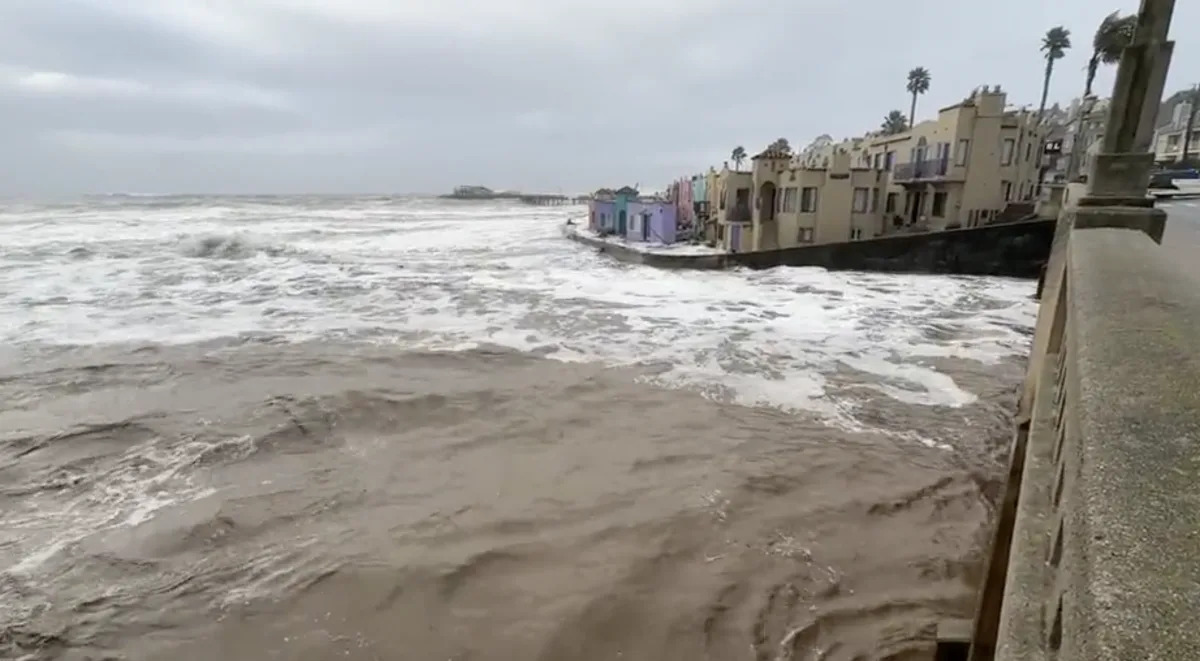 Deadly bomb cyclone washes away popular California beach