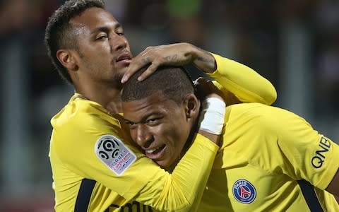 Neymar and Mbappe