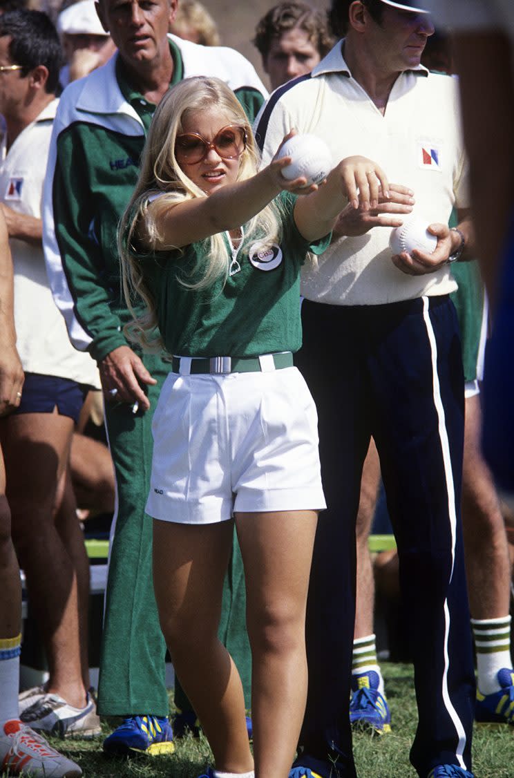 Charlene Tilton on ABC's Battle of the Network Stars. (Photo Credit: ABC Photo Archives/Getty Images)