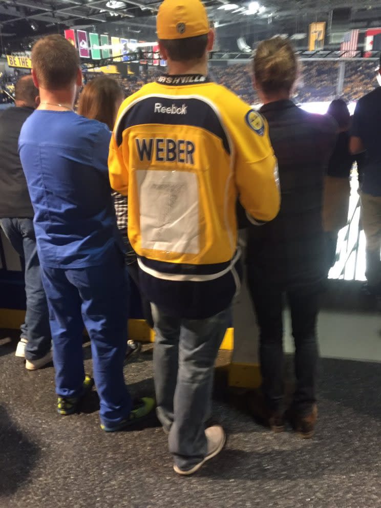 Shea Weber to Yannick Weber 