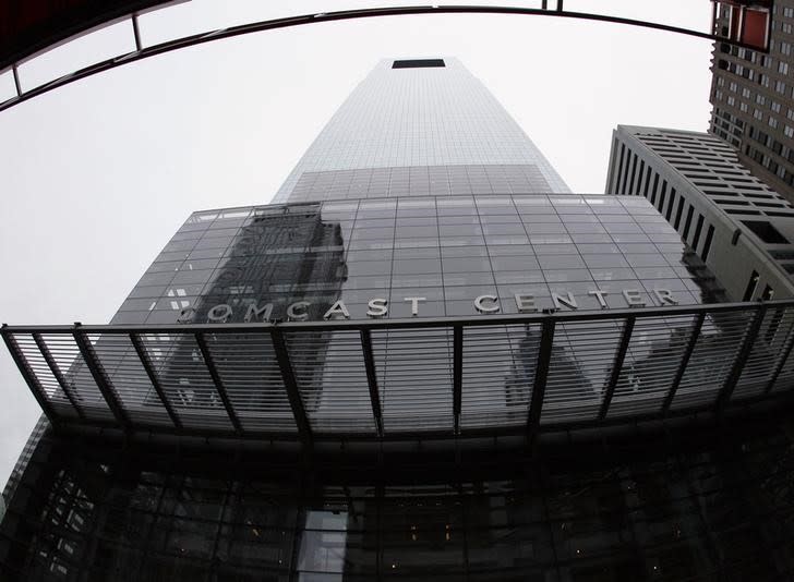 A view of the headquarters of Comcast on JFK Boulevard in Philadelphia, Pennsylvania May 21, 2014. REUTERS/Tom Mihalek