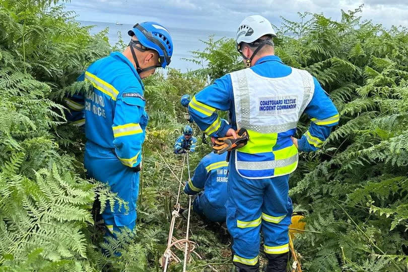 It comes at the end of a busy few days for Falmouth Coastguard teams