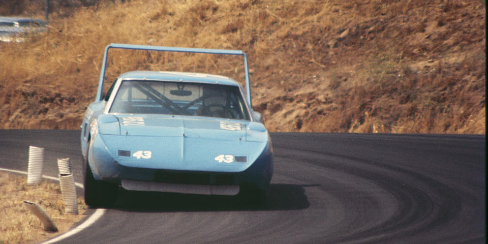 <p>Mopar's Aero cars were some of NASCAR's most daring innovators, but their aerodynamics were more advanced than their tires could handle. The Dodge Daytona and Plymouth Superbird could easily hit 200 mph, but NASCAR imposed a power limit on cars with wings for 1971, fearing these cars were too fast for the time. Soon after, the big wings and pointy noses disappeared.</p>