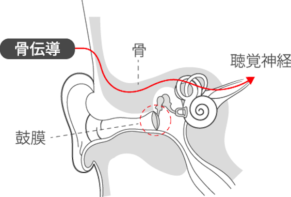 骨傳導可降低對耳膜的損壞