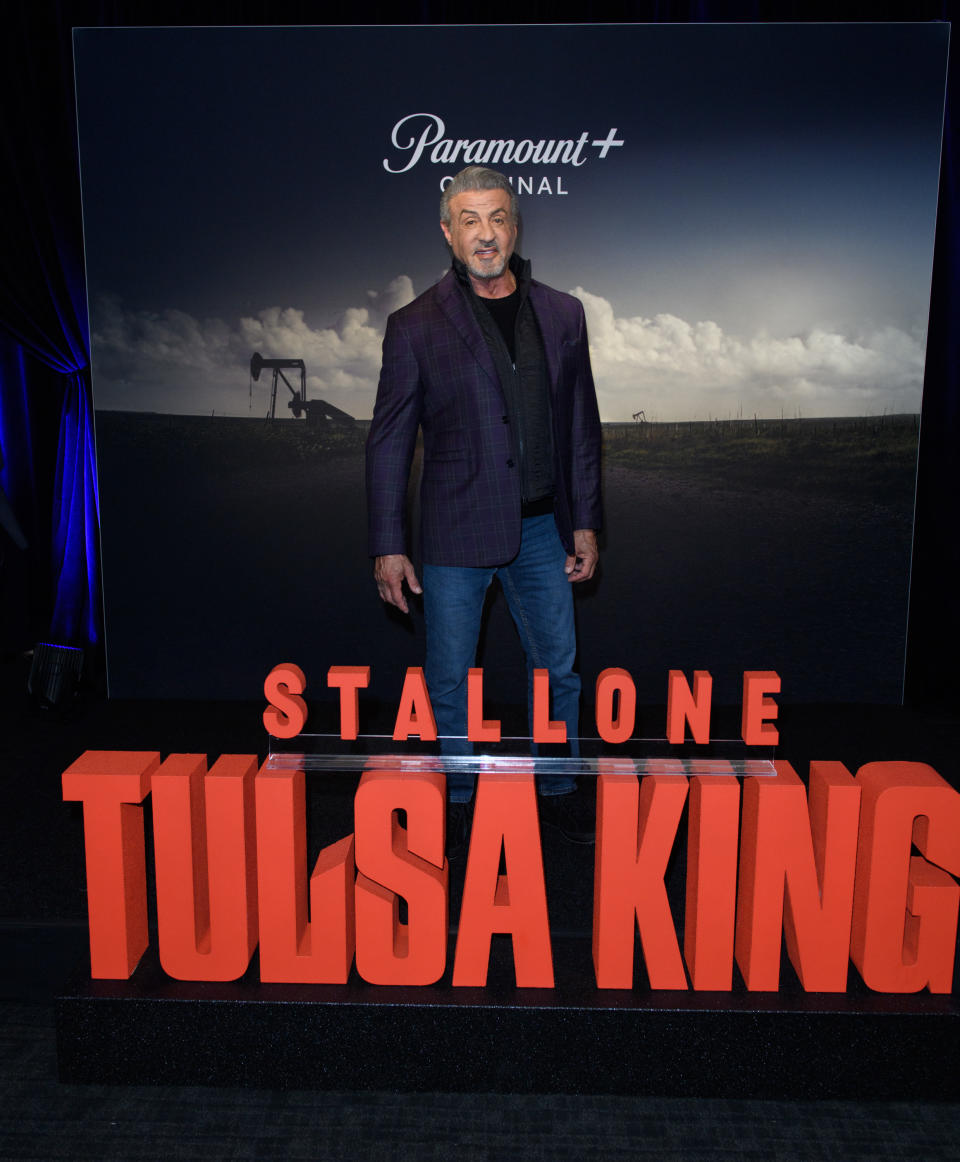 Sylvester Stallone in Toronto for private screening of new series, Tulsa King (George Pimentel / Paramount)