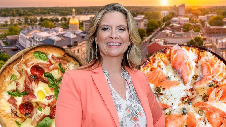 Close-up of Amanda Freitag smiling