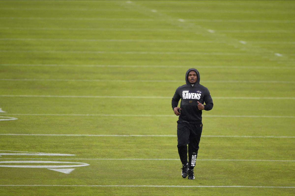 John Harbaugh says Ravens will not look to add RB after losing J.K. Dobbins  for rest of season