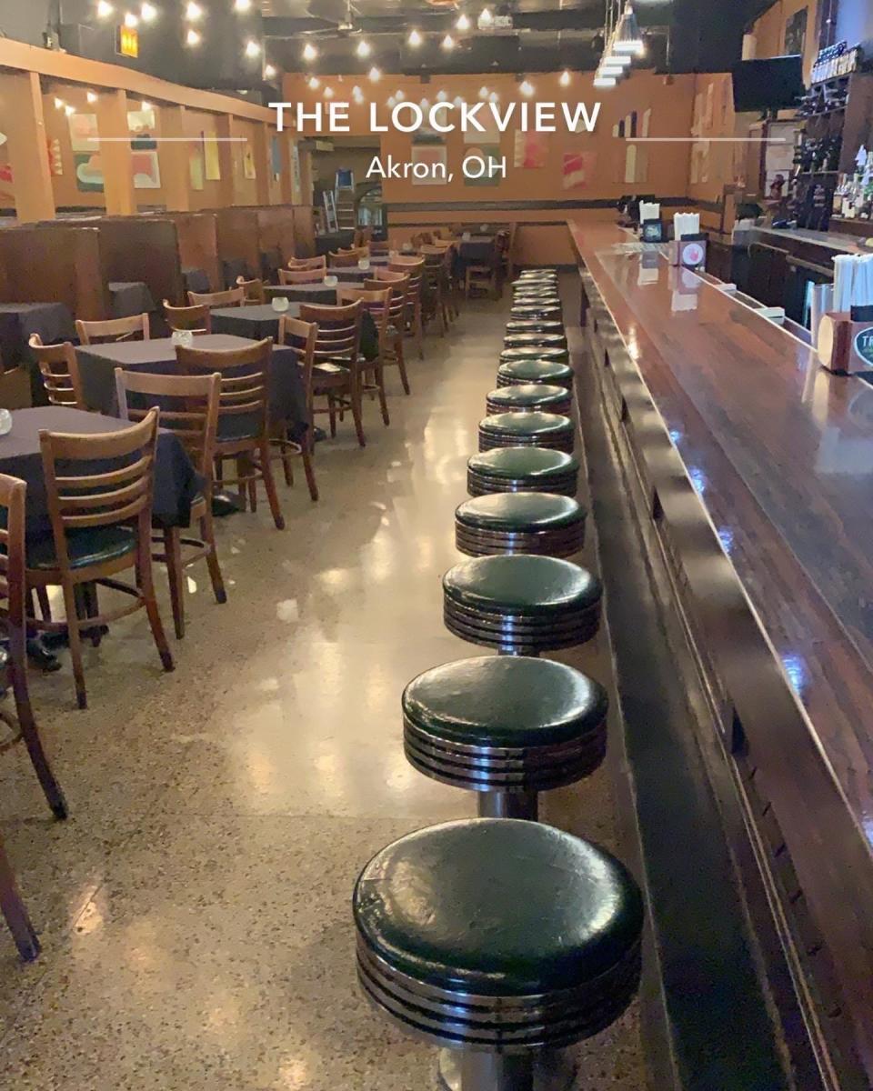 The Lockview reopened Tuesday for lunch in downtown Akron.