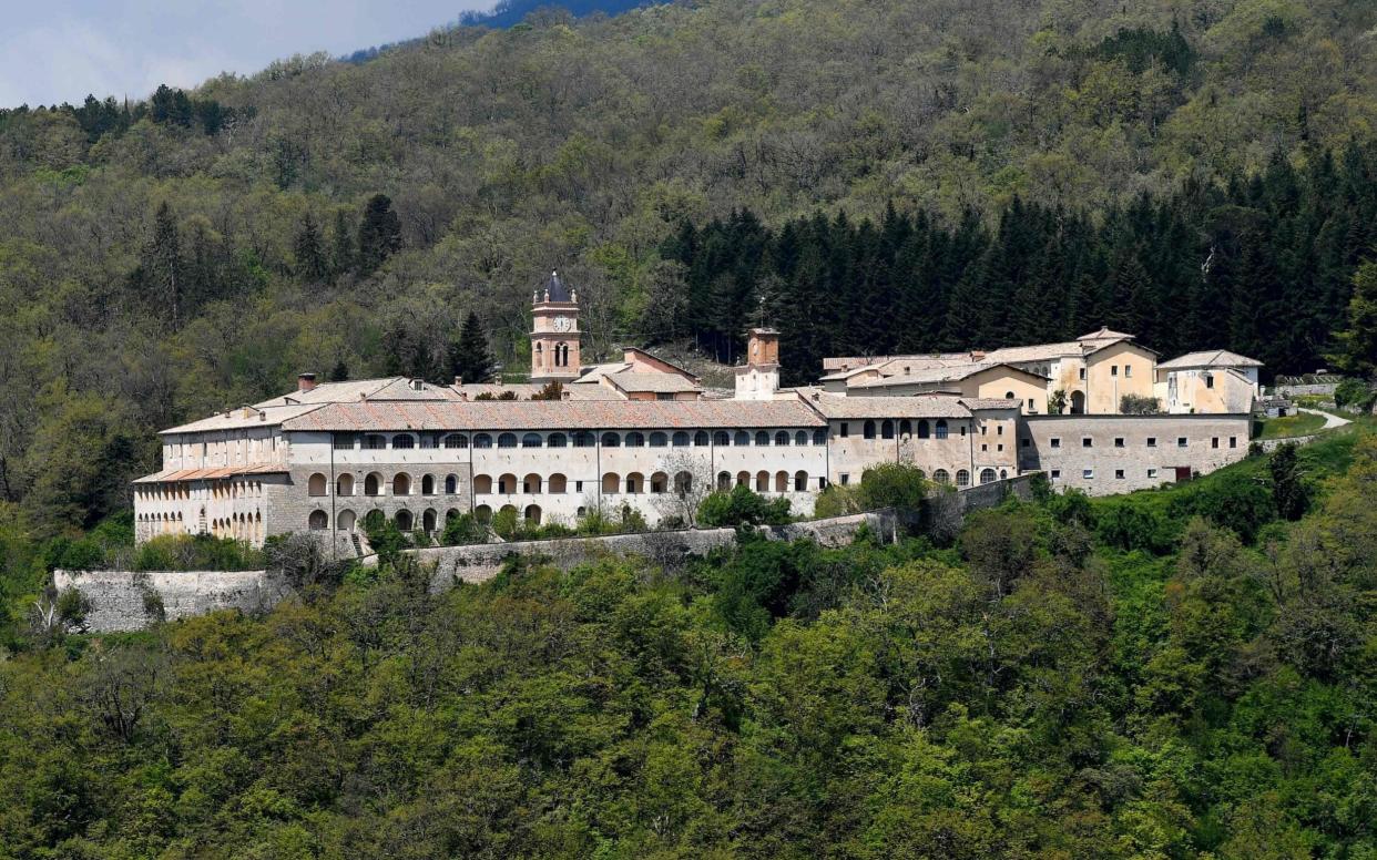 The Trisulti monastery in the mountains south of Rome - AFP