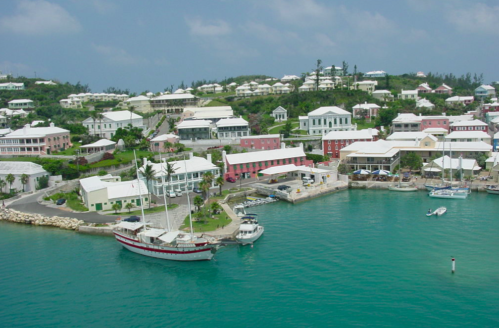 A view of St. George's, Bermuda