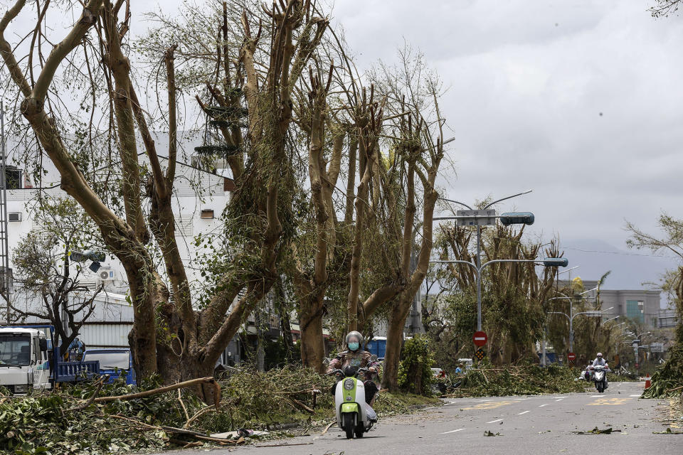 Aftermath of Typhoon Nepartak