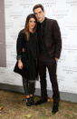 LONDON, ENGLAND - SEPTEMBER 16: Shenae Grimes and Josh Beech attends the front row for the Unique show on day 3 of London Fashion Week Spring/Summer 2013, at The Topshop Venue on September 16, 2012 in London, England. (Photo by Danny Martindale/WireImage)