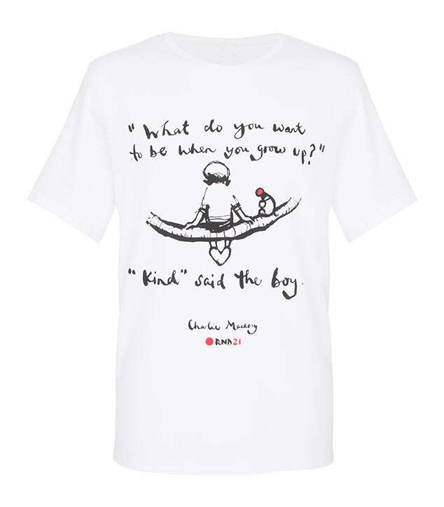 Charlie Mackesy T-Shirt, Red Nose Day, Comic Relief US