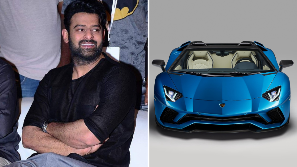 Prabhas and Lamborghini Aventador S Roadster