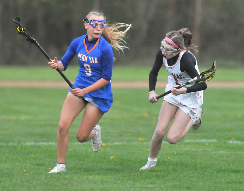 Taylor Mullins, left, and Penn Yan are after the school's first Section V title since 2006.