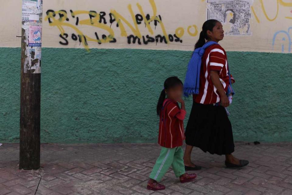 Pobladores de Oxchuc, Chiapas