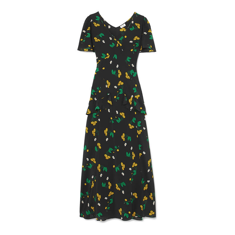 <a rel="nofollow noopener" href="https://rstyle.me/n/c6d5sqchdw" target="_blank" data-ylk="slk:Evie Ruffled Floral-Print Silk Crepe De Chine Maxi Dress, RIXO London, $430What’s better than a ladylike dress you can wear to work or a wedding? All it takes is a little accessory switcheroo.;elm:context_link;itc:0;sec:content-canvas" class="link ">Evie Ruffled Floral-Print Silk Crepe De Chine Maxi Dress, RIXO London, $430<p>What’s better than a ladylike dress you can wear to work or a wedding? All it takes is a little accessory switcheroo.</p> </a>