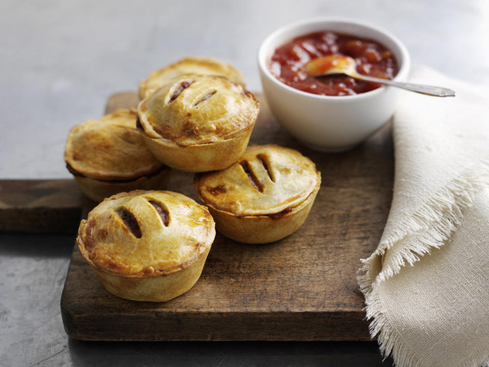 What may sound like a questionable snack&nbsp;is actually an <a href="http://www.gourmettraveller.com.au/recipes/recipe-search/chefs-recipes/2014/8/new-zealand-meat-pies/" target="_blank">obscenely delicious&nbsp;dish</a>&nbsp;that's&nbsp;easy to eat on the go.