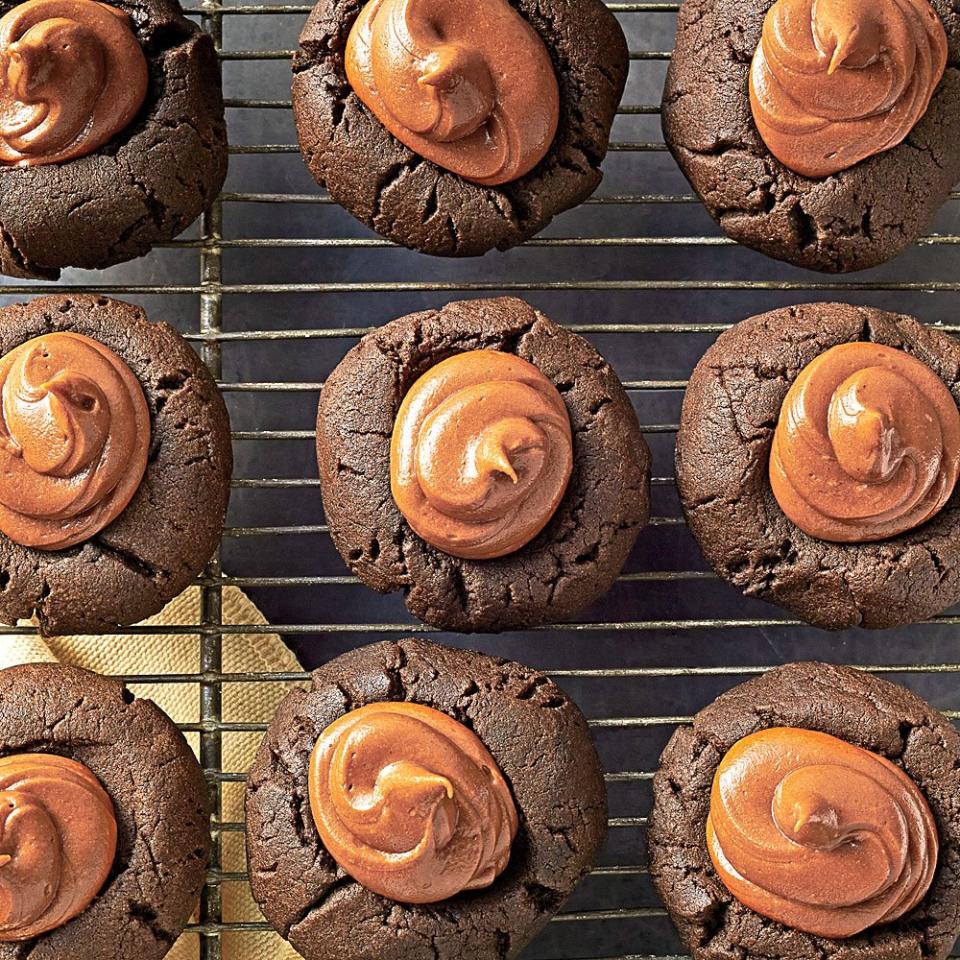 Nutty Chocolate Thumbprints