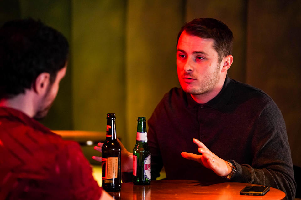 EastEnders,12-05-2022,6485,Lewis Butler (AIDAN O'CALLAGHAN);Ben Mitchell (MAX BOWDEN),***EMBARGOED TILL TUESDAY 3RD MAY 2022****, BBC, Jack Barnes/Kieron McCarron