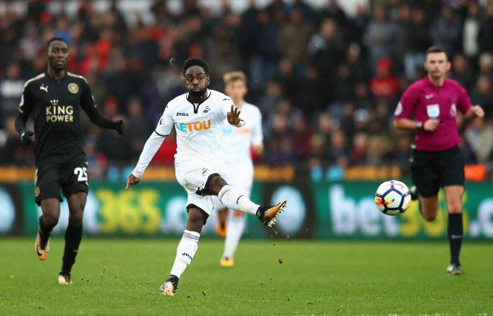 Nathan Dyer was another slight positive in a miserable game